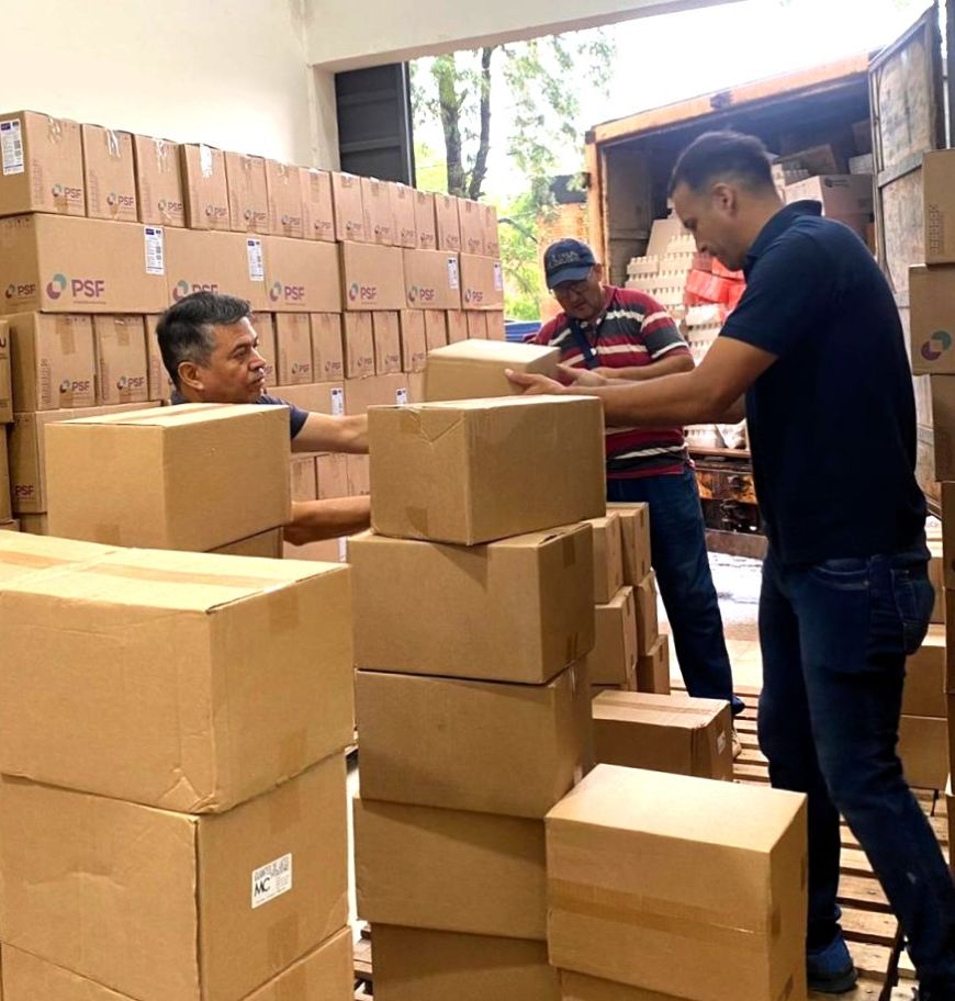 Caaguazú recibe nuevo lote de medicamentos e insumos