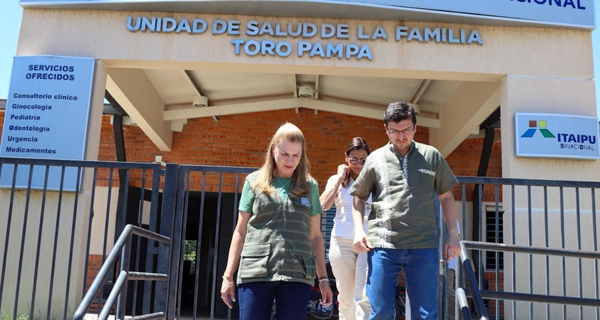 Autoridades de Salud recorren USF de Toro Pampa en Alto Paraguay