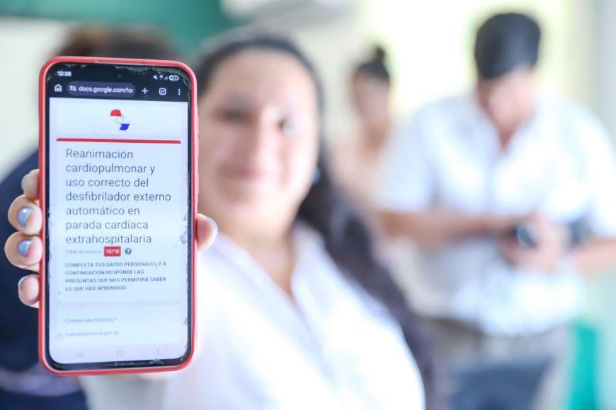 Capacitan a funcionarios del Ministerio de Niñez y Adolescencia en maniobras de reanimación