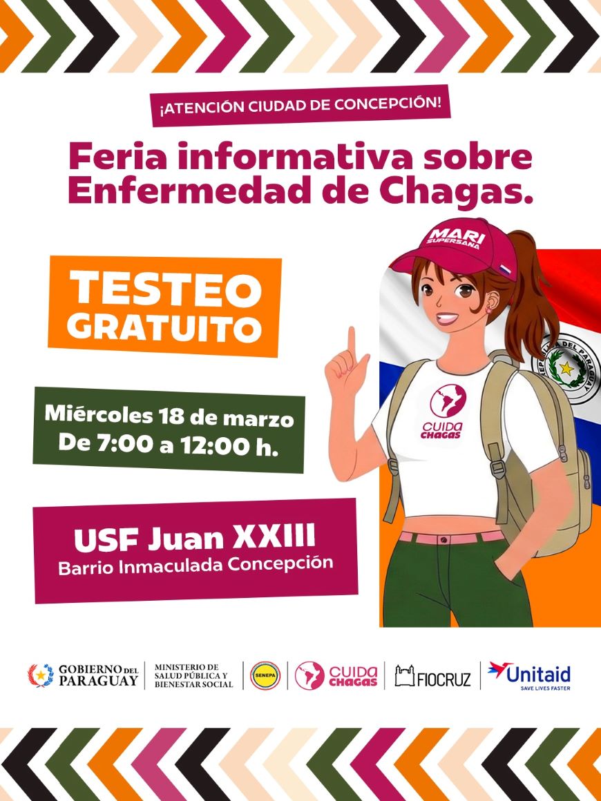 Proyecto CUIDA Chagas impulsa jornadas de prevención y detección en Concepción
