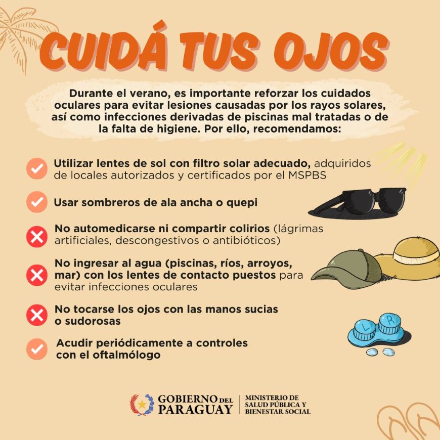 Consejos para cuidar tus ojos en días de calor