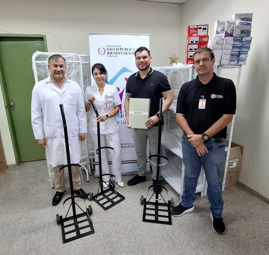Hospital General de Luque recibe insumos y equipos médicos en marco de convenio interinstitucional