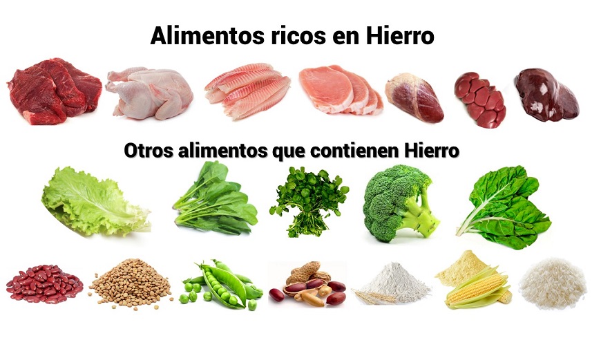 Alimentos con hierro bebe 6 meses