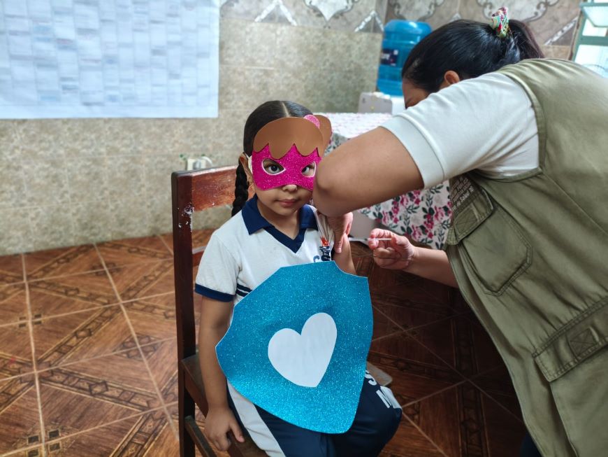 “Vacunómetro” monitorea en tiempo real la campaña nacional contra el sarampión