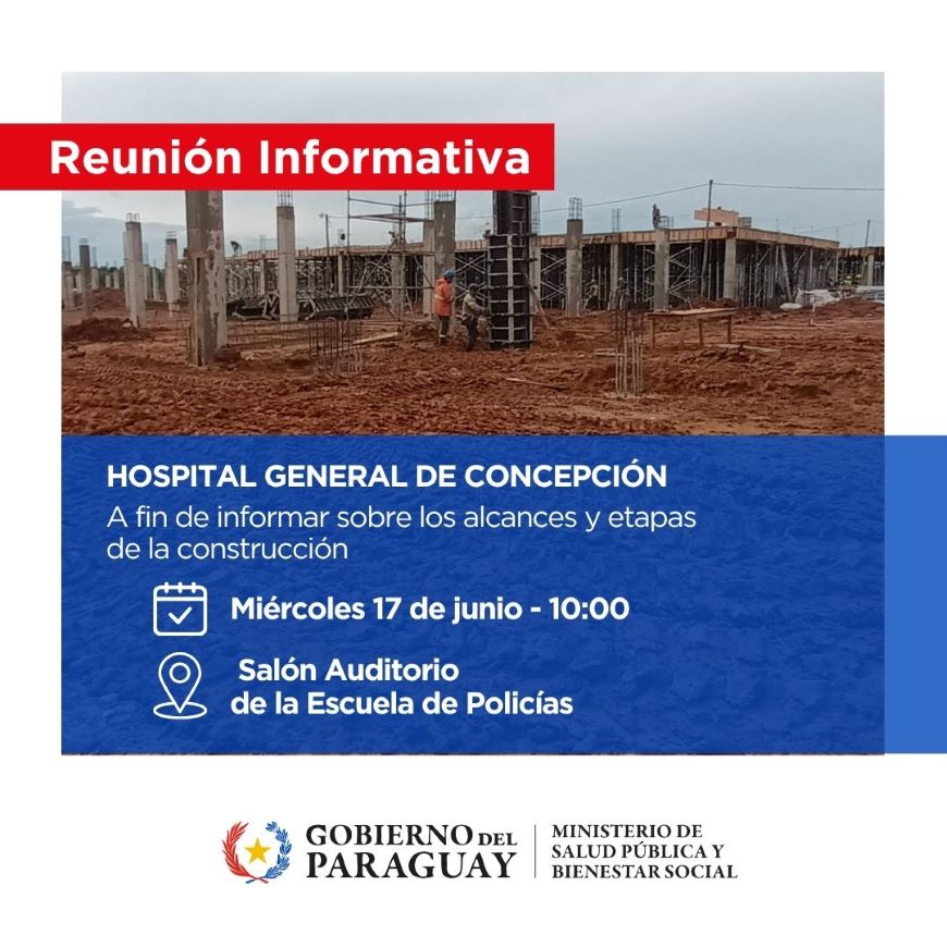 Futuro Hospital General de Concepción: invitan a reunión informativa sobre avances