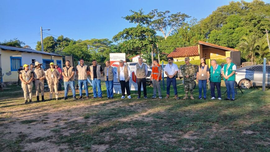 Acción interinstitucional impulsa minga ambiental contra el mosquito Aedes aegypti en Limpio