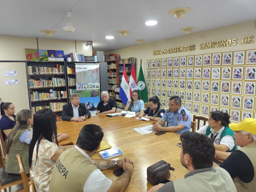 Salud Pública y Municipalidad de Limpio coordinan intervención comunitaria contra el dengue