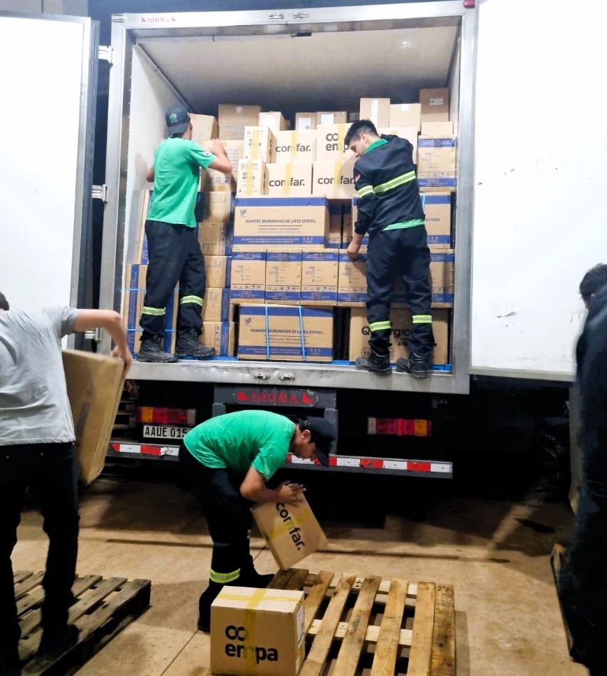 Itap&uacute;a recibe primer lote anual de medicamentos para abastecer a sus 30 distritos